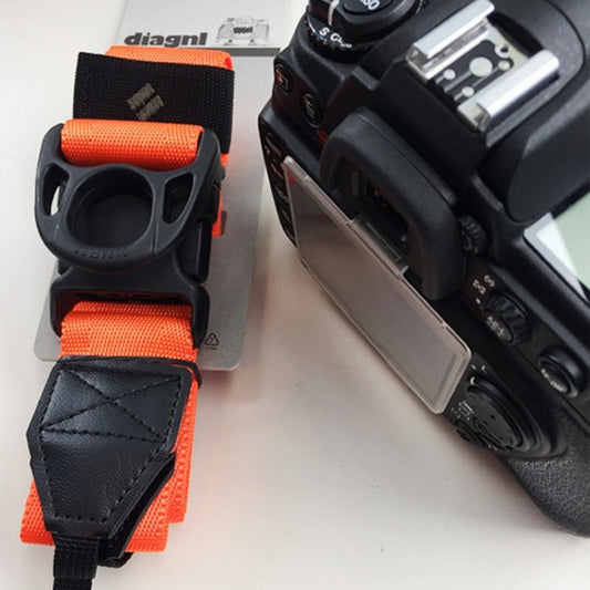 Diagnl Ninja Camera Strap 38mm Neon Orange for DSLR