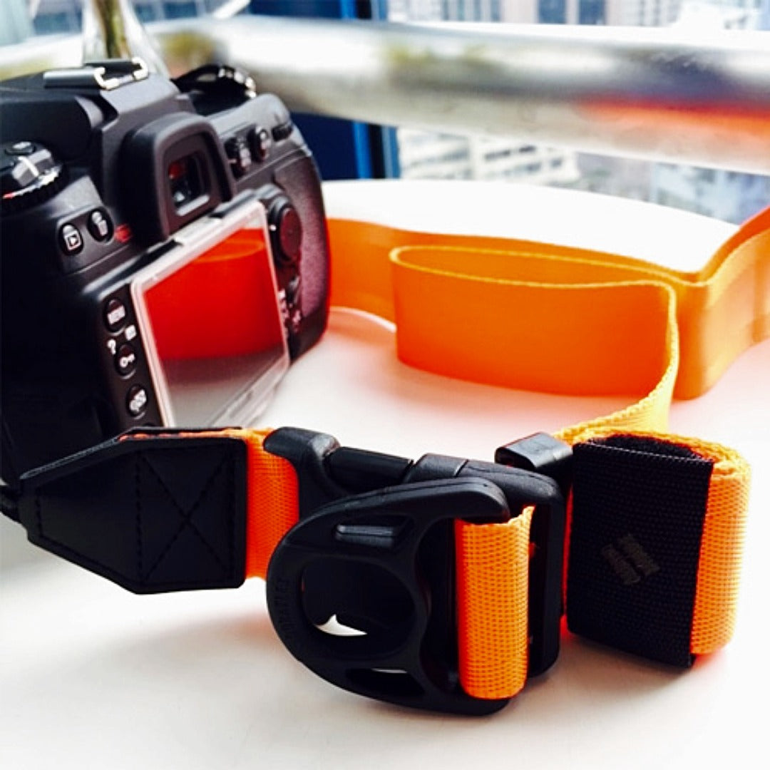 Diagnl Ninja Camera Strap 38mm Neon Orange for DSLR